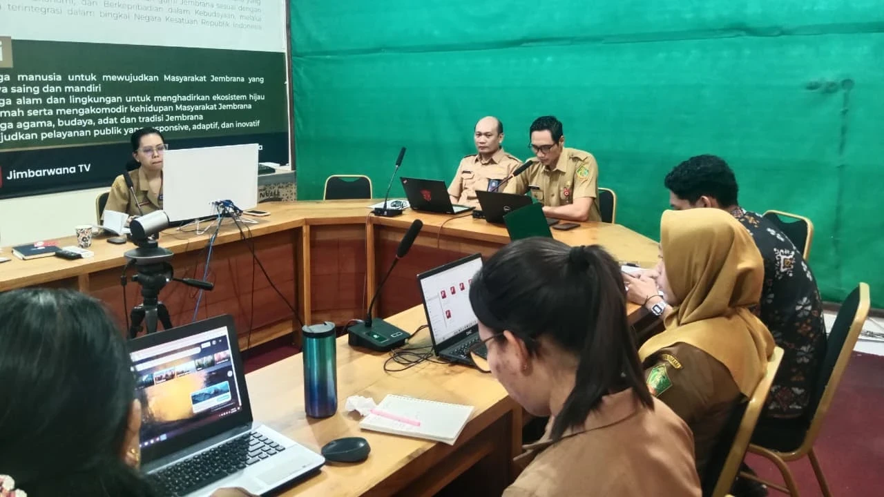 Jelang Monev KIP 2026, Diskominfo Jembrana Lakukan Monitoring dan Evaluasi Pelayanan Informasi Publik PPID Pelaksana